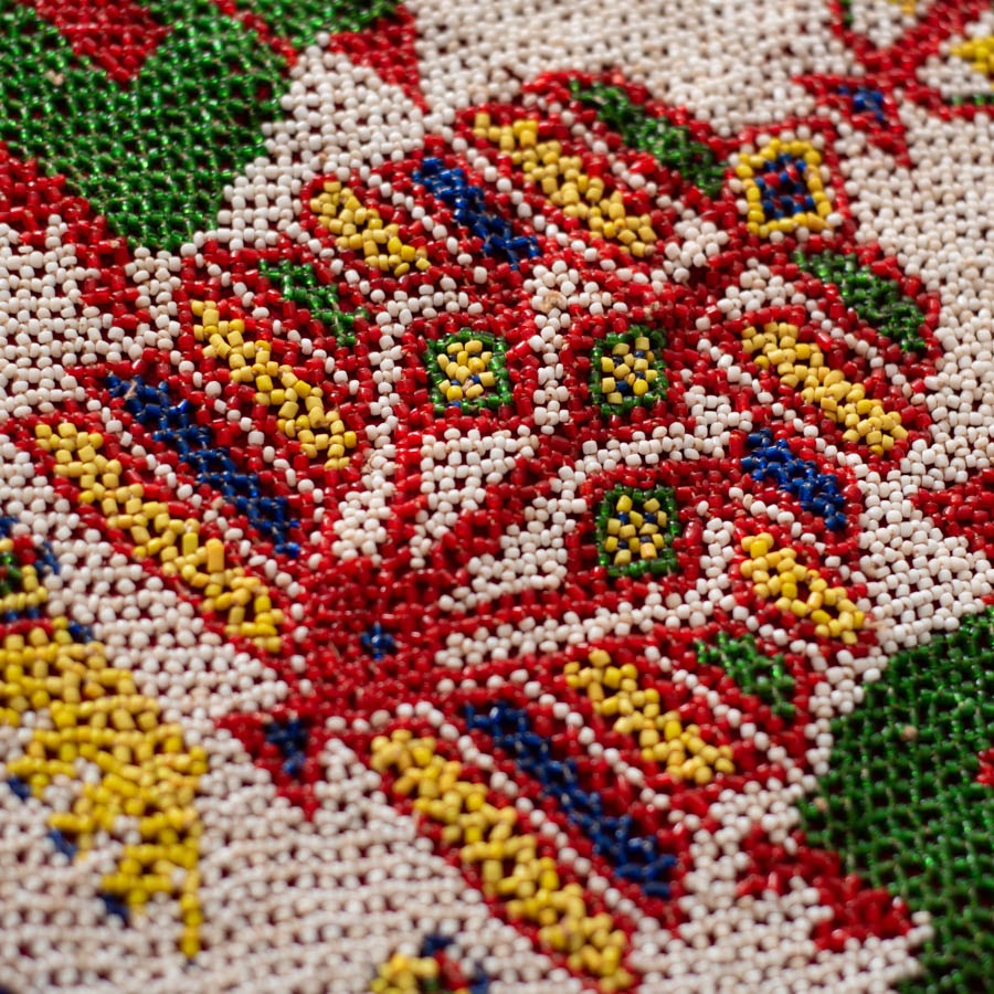 Saurashtra Bead Work - Old & Antique Wall Hanging - Chakda