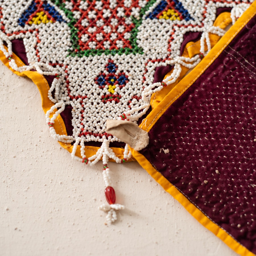 Saurashtra Bead Work - Old & Antique Wall Hanging - Hanging - Swastik Toran