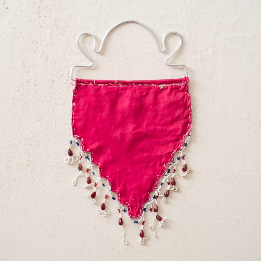 Saurashtra Bead Work - Old & Antique Peacock Wall Hanging - Toran 