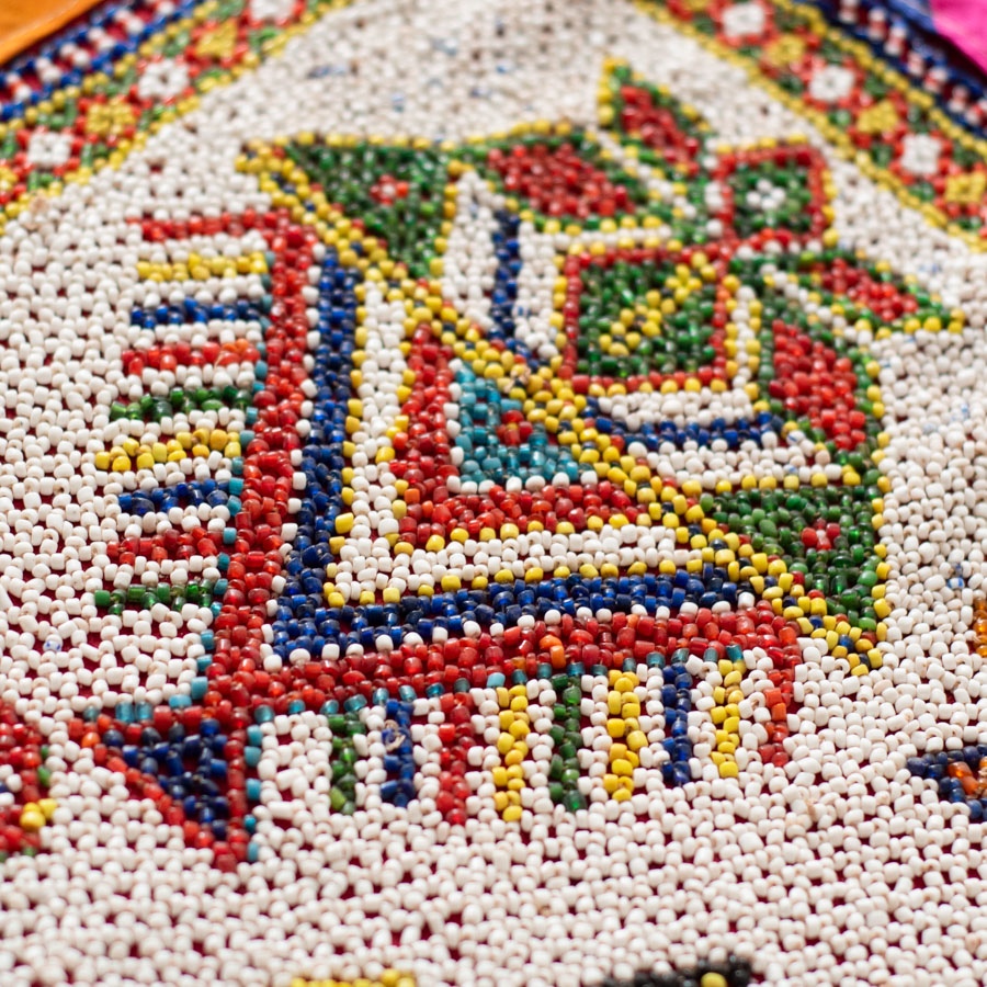 Saurashtra Bead Work - Old & Antique Wall Hanging - Toran