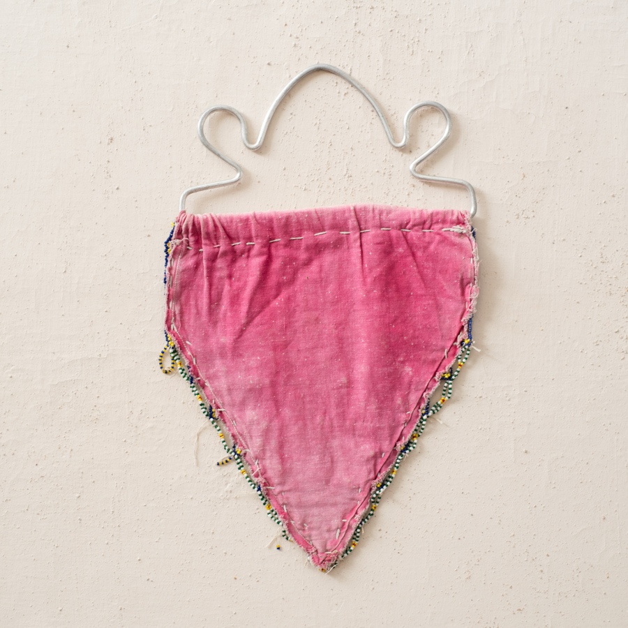 Saurashtra Bead Work - Old & Antique Wall Hanging - Peacock