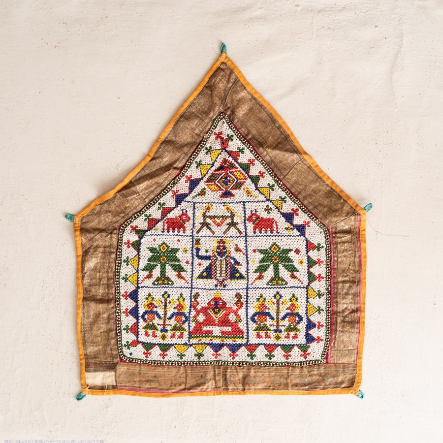 Old & Antique Wall Hanging Chakda - Shrinathji