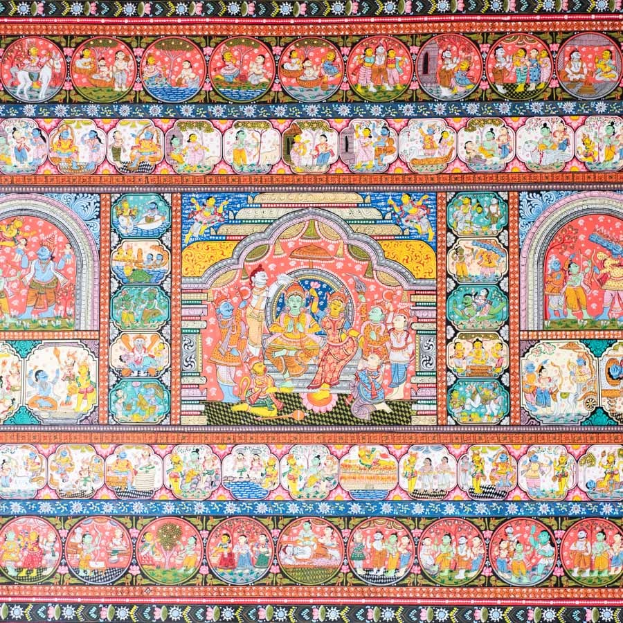 shop Traditional patachitra Painting ~ Ramayana Story