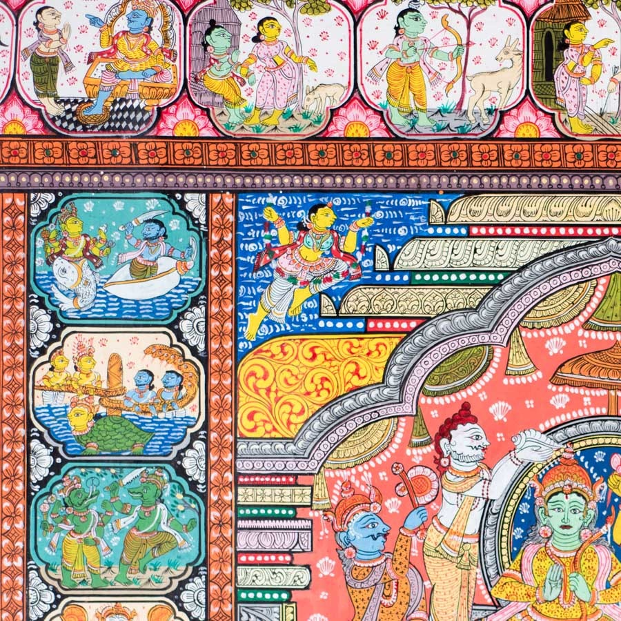 shop Traditional patachitra Painting ~ Ramayana Story