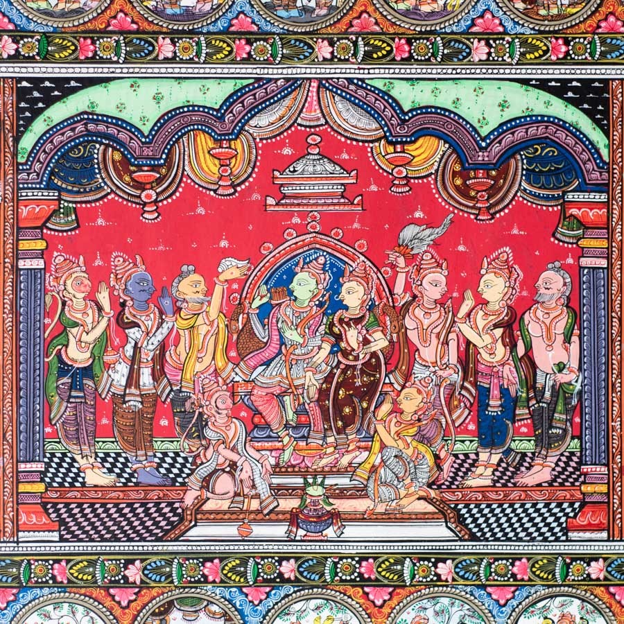 shop Traditional patachitra Painting ~ Sitaram