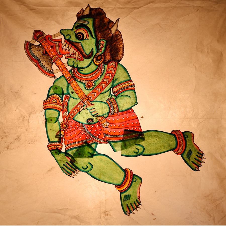 Shop Leather Puppets - Asura Hidimb