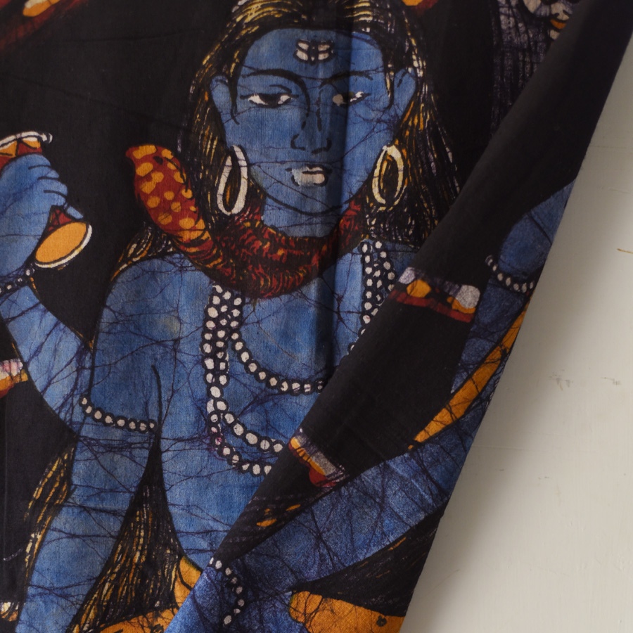 shop handcrafted batik shiva painting