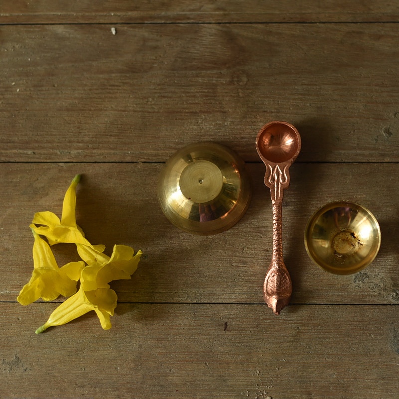 Handmade Devotional Travel Set (Ganesha )