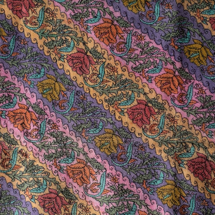 shop Pure Pashmina Kani Embroidered Shawl