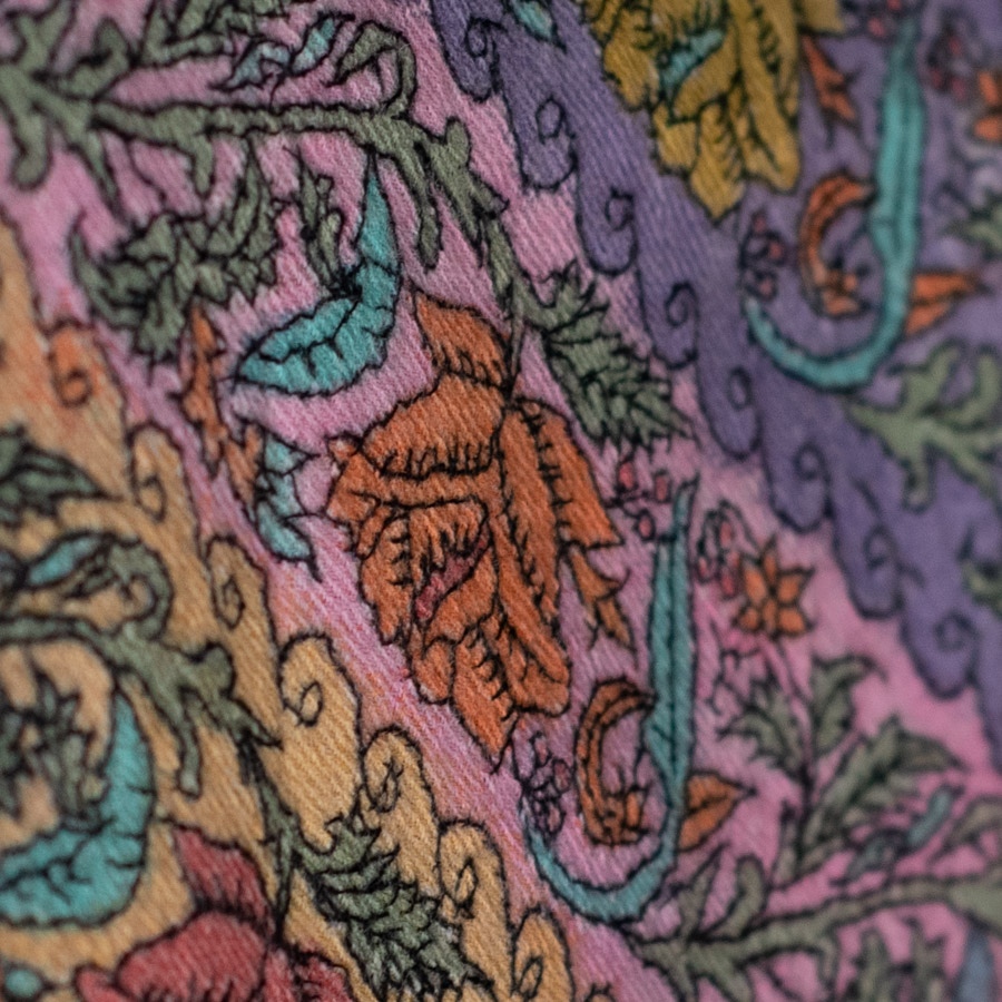 shop Pure Pashmina Kani Embroidered Shawl