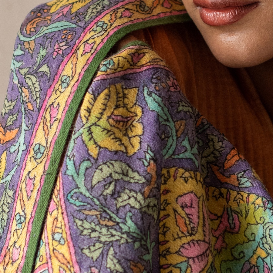 shop Pure Pashmina Kani Shawl