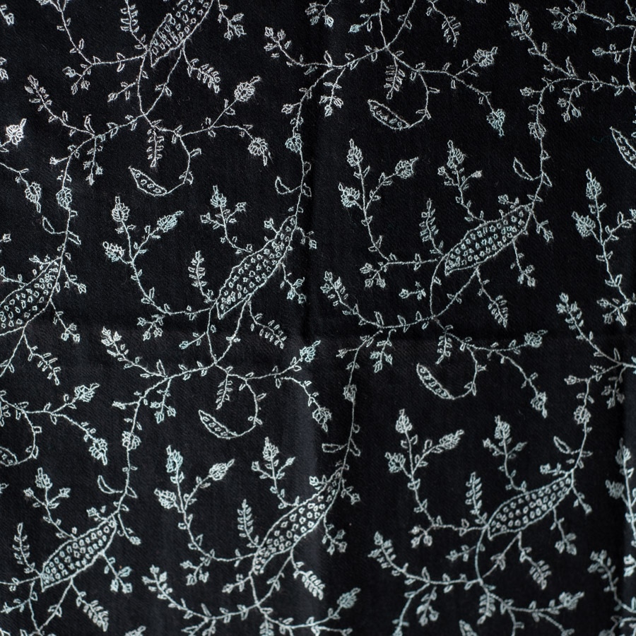 shop Pure Pashmina Sozni Embroidered Woolen Stole