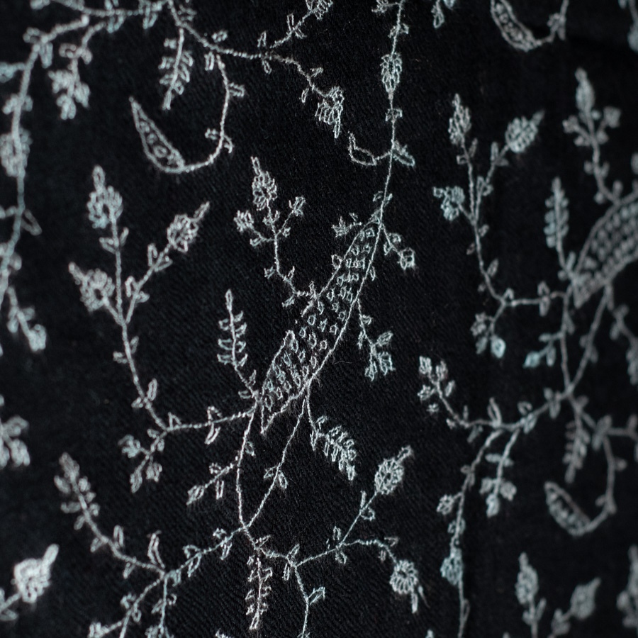 shop Pure Pashmina Sozni Embroidered Woolen Stole