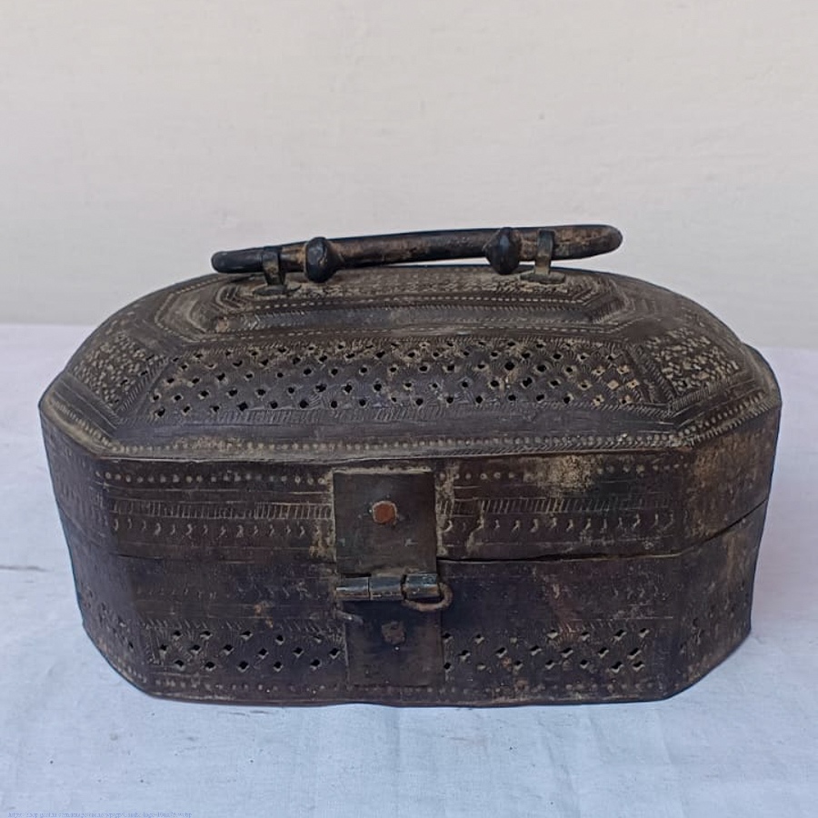 Shop Antique from Khajuraho Brass - Jewelry Box