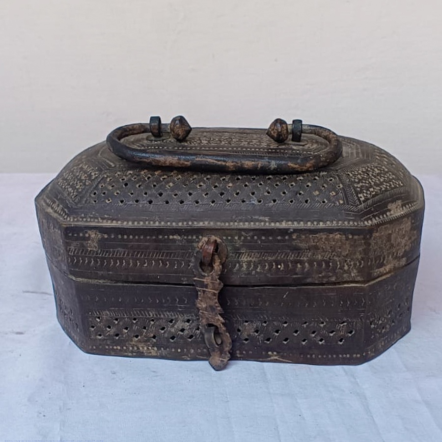 Shop Antique from Khajuraho Brass - Jewelry Box