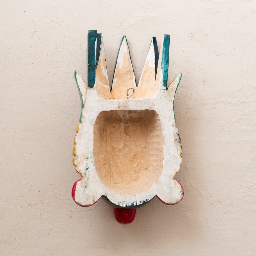 shop handmade wooden mask - kaali