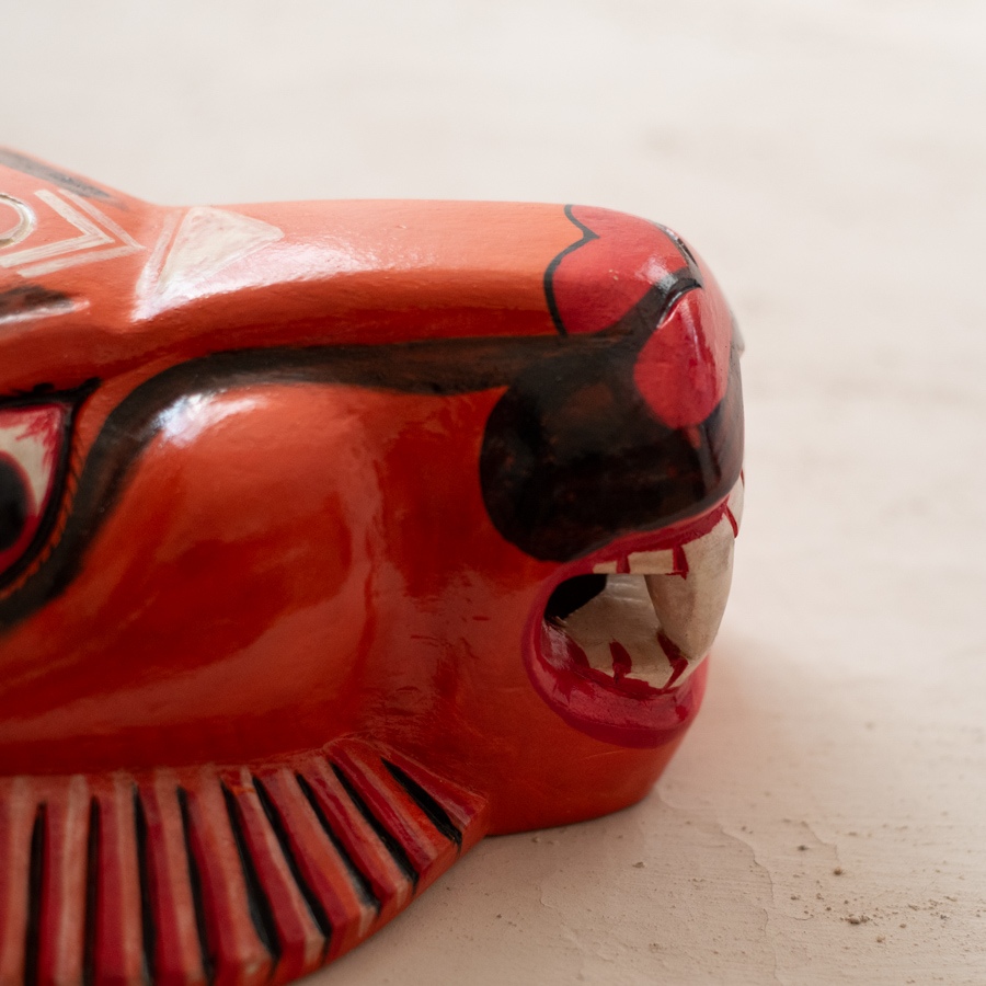 shop handmade wooden mask - Bull 