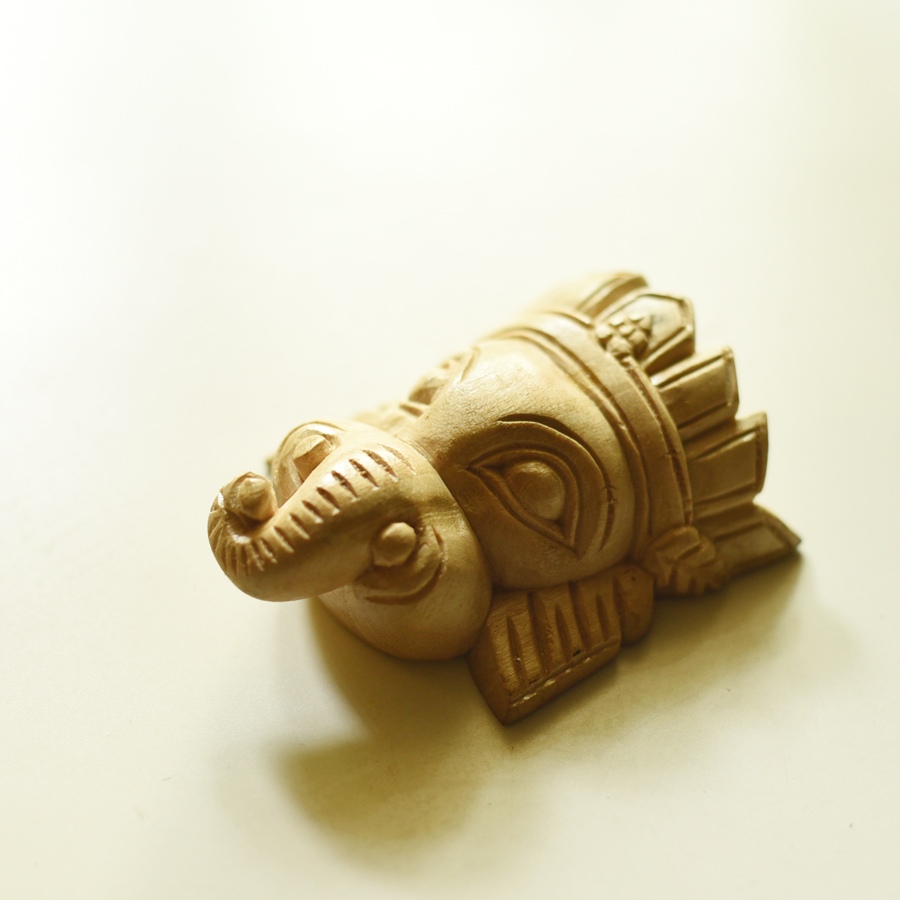 shop hand craft from bangal wooden mask - Ganesh