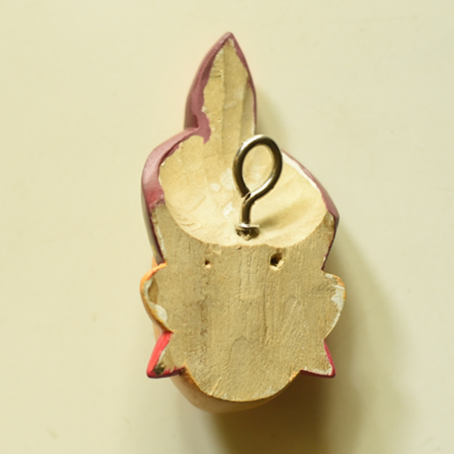 hand painted wooden mask - Tribal-women