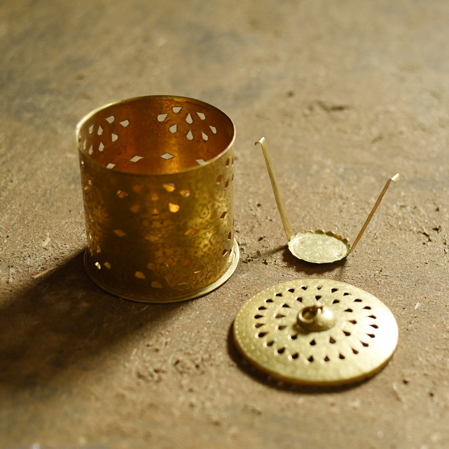 handmade brass candle stand