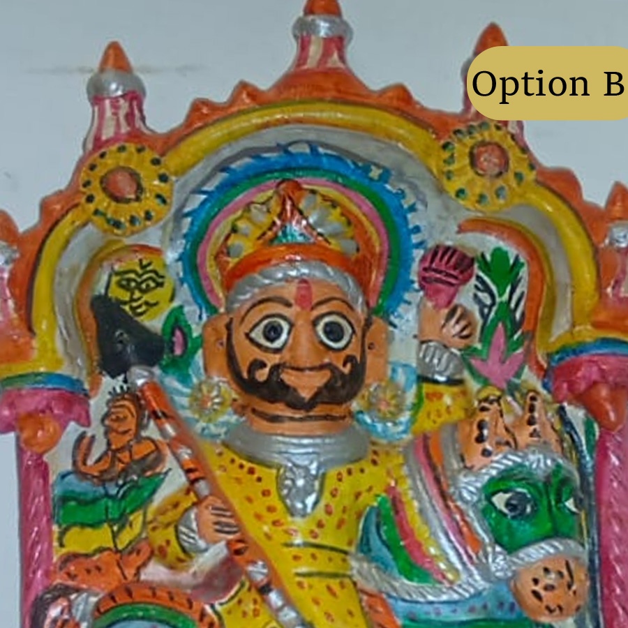 Mitti ki murti - Molela terracotta god goddess idols - Shivaji