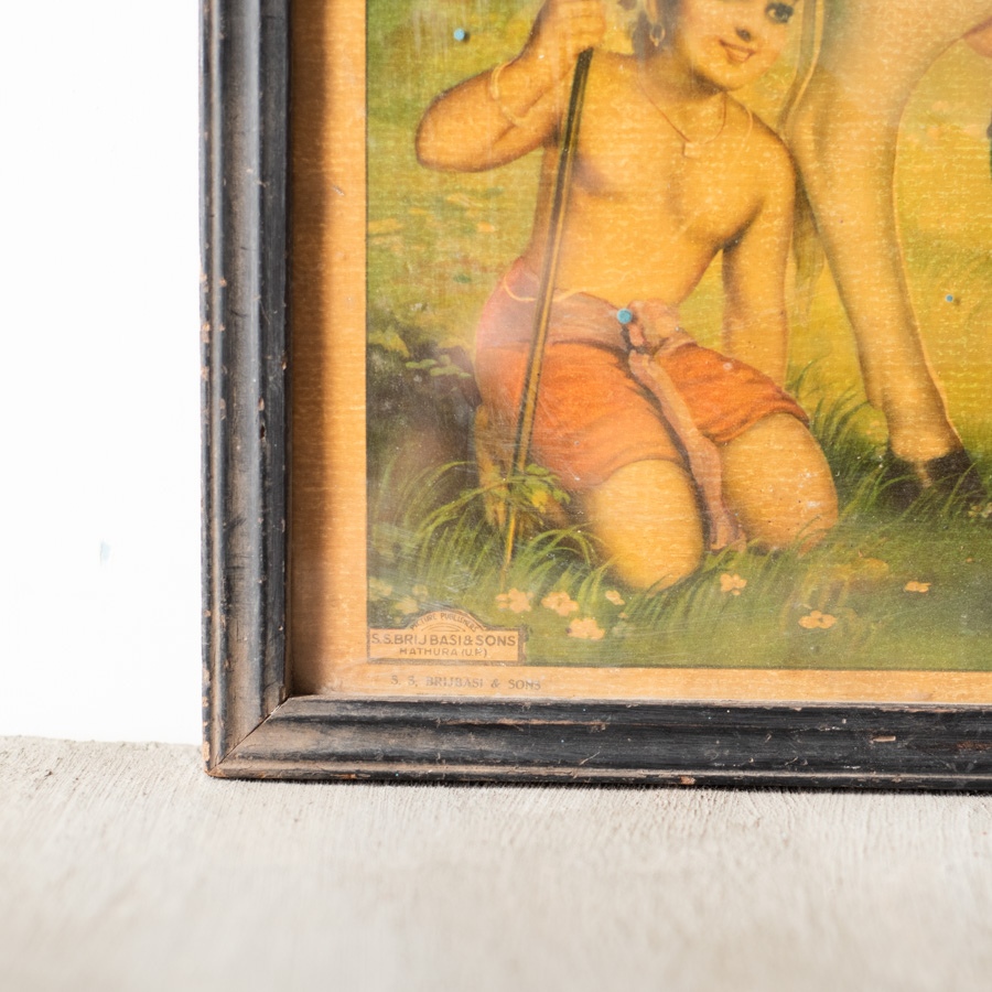 Indian Antique Print |Bal Gopal