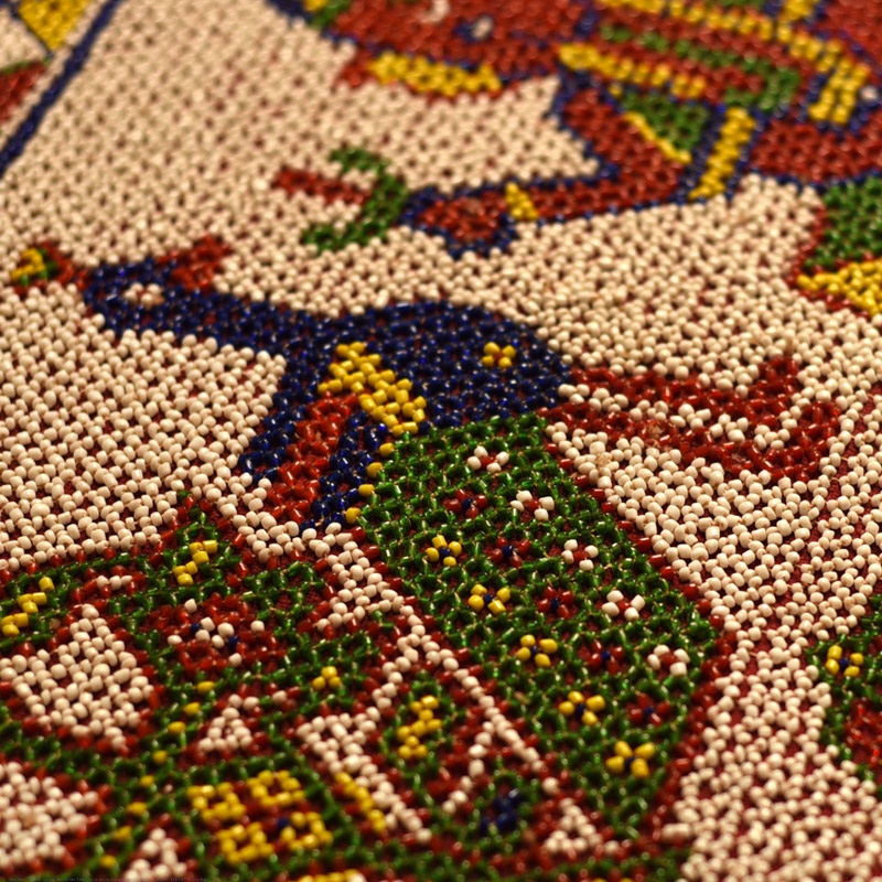 Antique Beadwork Wall Toran from gujarat