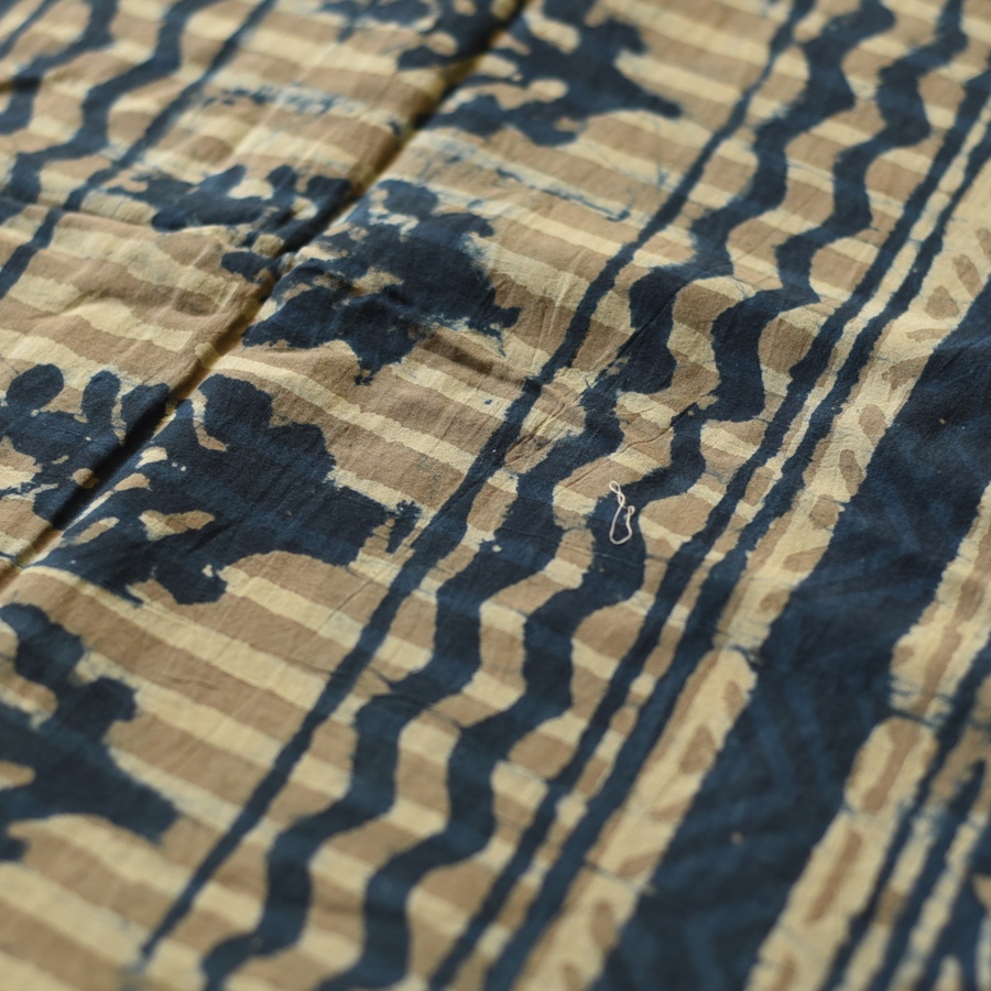 Exclusive Hand Block Printed Dabu Saree