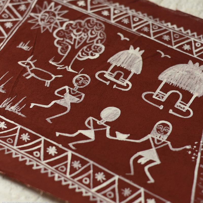 Traditional Muriya Painting | Bhitti Chitra chhatisgarh