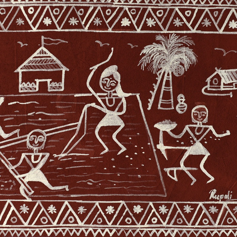 Traditional Muriya Painting | Bhitti Chitra chhatisgarh