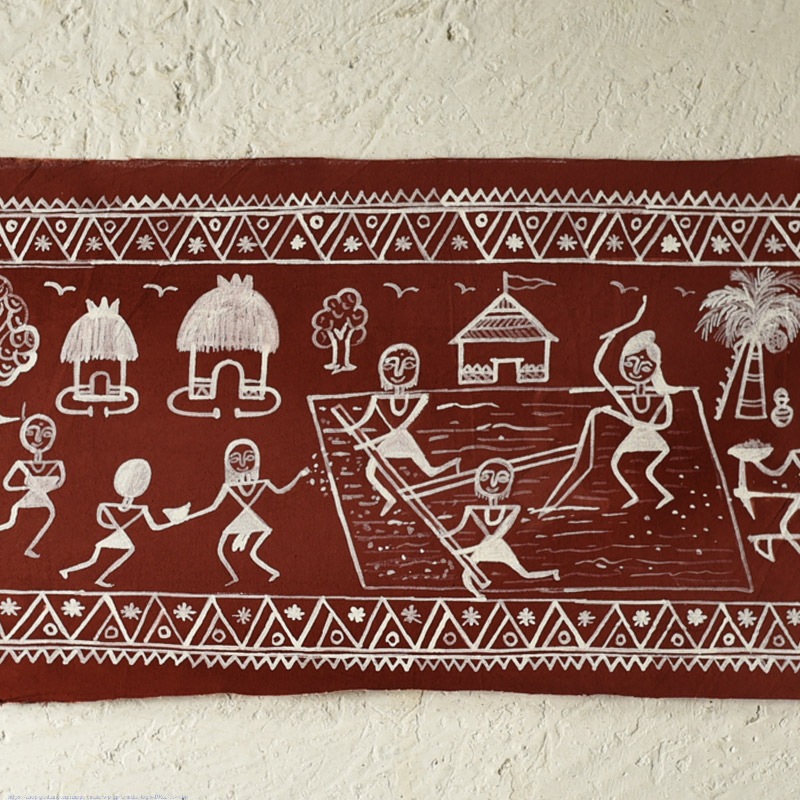 Traditional Muriya Painting | Bhitti Chitra chhatisgarh