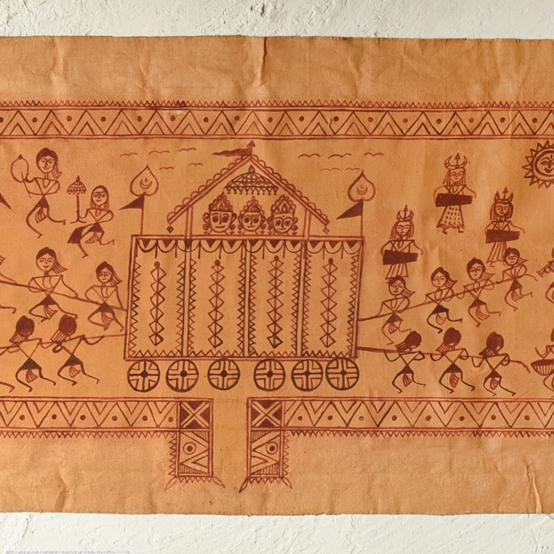 Traditional Muriya Painting | Bhitti Chitra ~ Goncha festival