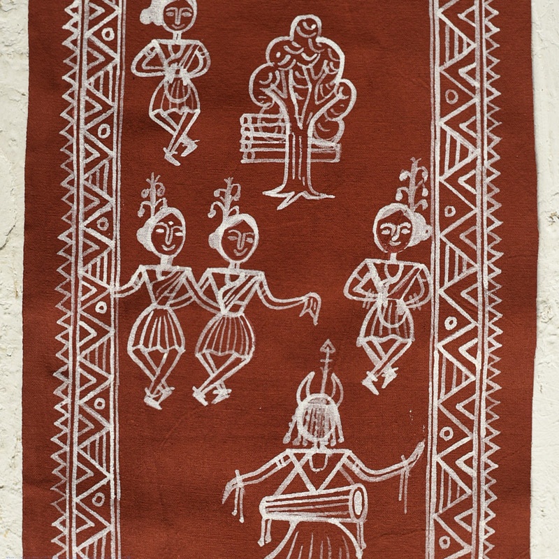 Traditional Muriya Painting | Bhitti Chitra ~ bastar dussehra