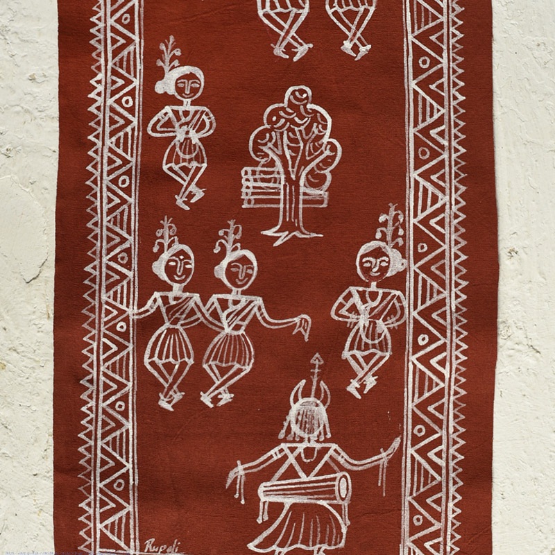 Traditional Muriya Painting | Bhitti Chitra ~ bastar dussehra