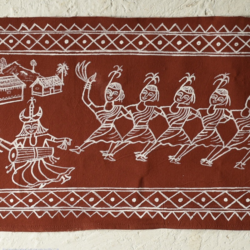 Traditional Muriya Painting | Bhitti Chitra ~ Mandar Dance
