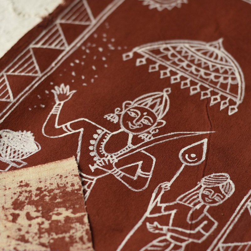Traditional Muriya Painting | Bhitti Chitra ~  Mai Bharni