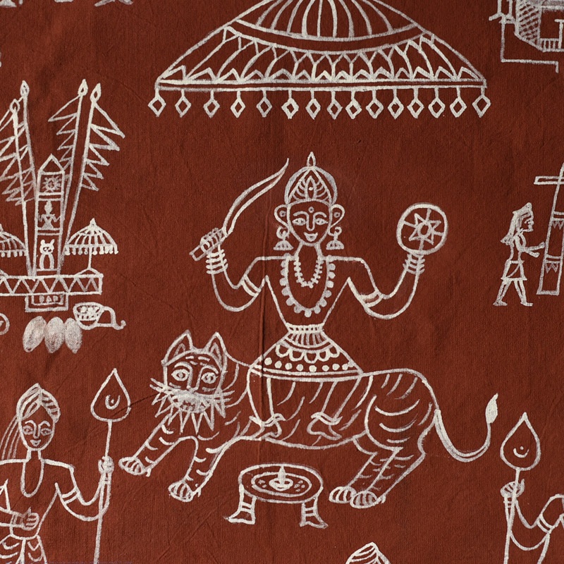 Traditional Muriya Painting | Bhitti Chitra ~ Danteshwari Jatra