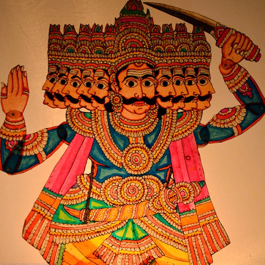 Shop Leather Puppets - Lankapati Ravana 