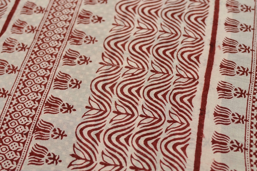Samāyukta ✻ Jawariya . Block Printed . Cotton Saree ✻ 14