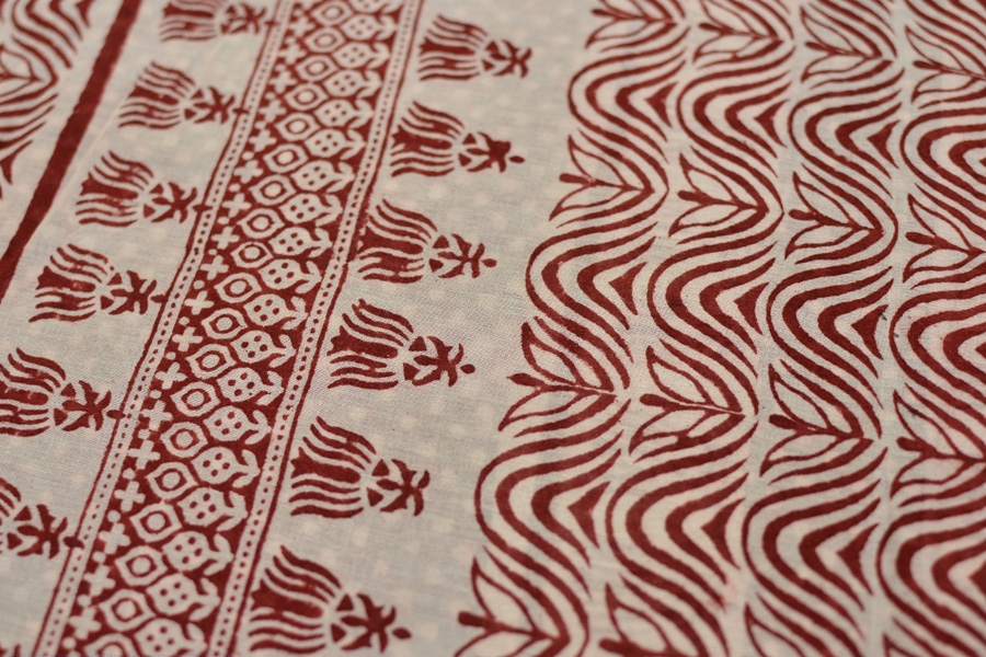 Samāyukta ✻ Jawariya . Block Printed . Cotton Saree ✻ 14