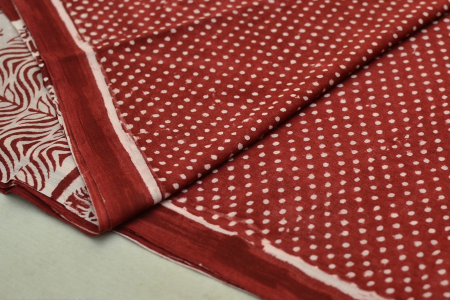 Samāyukta ✻ Jawariya . Block Printed . Cotton Saree ✻ 14