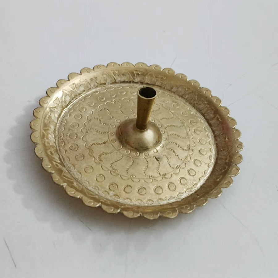 handmade Brass Agarbati stand / Incense Stand