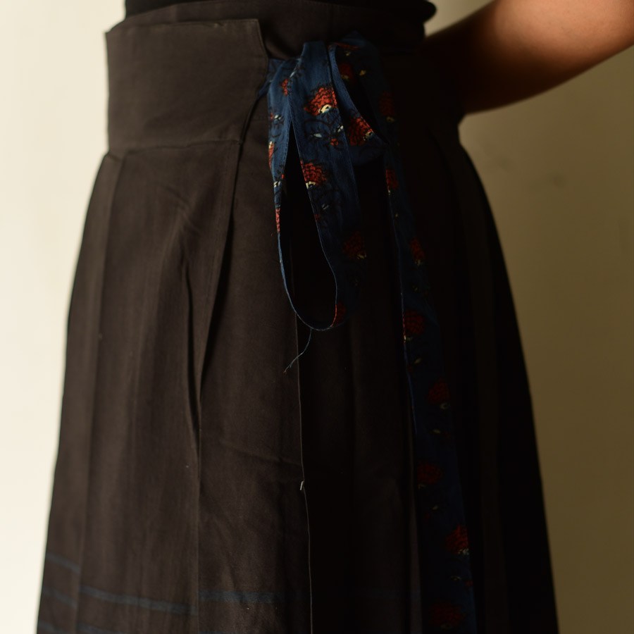 shop Ajrakh Prints ~ Wrap Around Pure Cotton Skirt