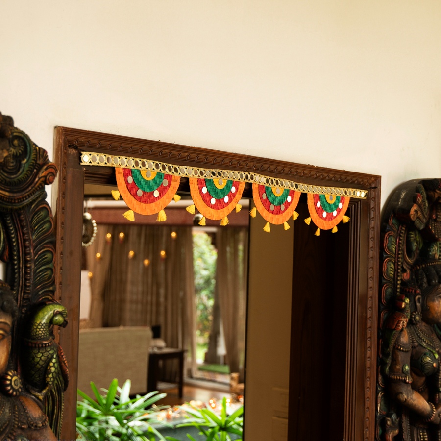 shop Satrangi Handcrafted Bamboo Toran