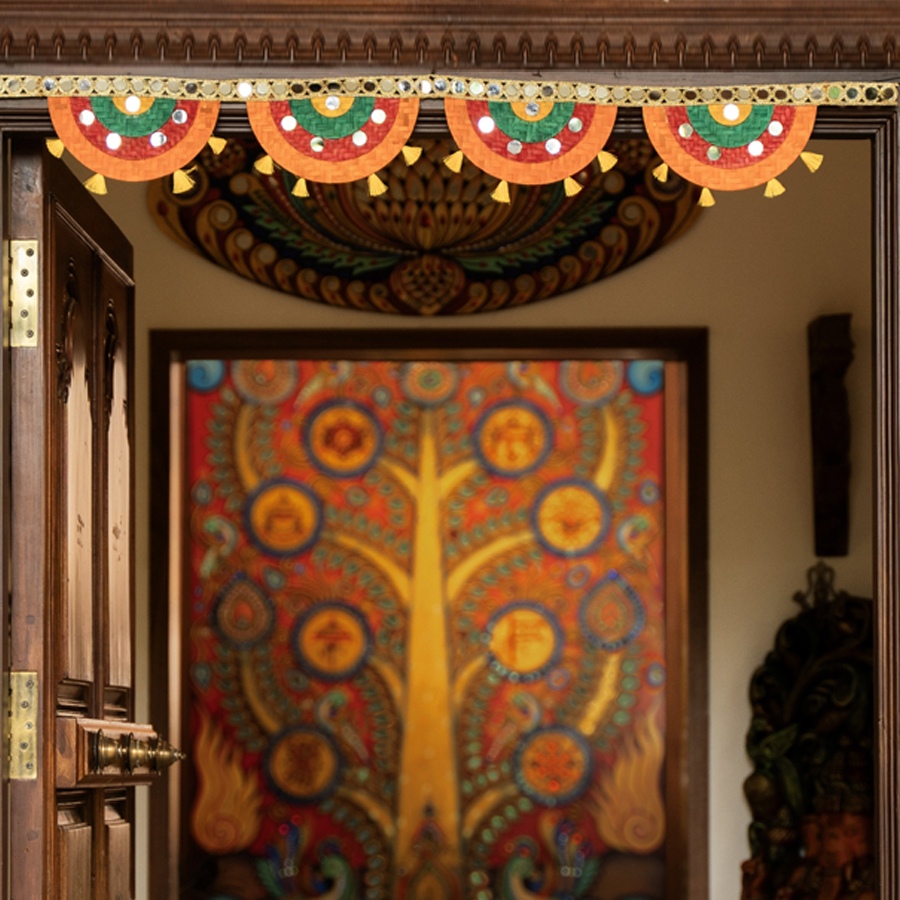 shop Satrangi Handcrafted Bamboo Toran