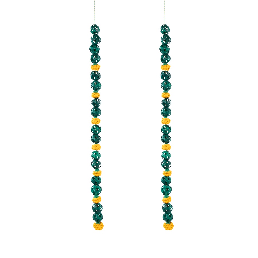 shop Marigold Handcrafted Bamboo Door / Wall Hanging - set of 2