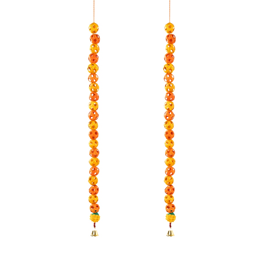 shop Bagh Handcrafted Bamboo Door / Wall Hanging (Set of 2)