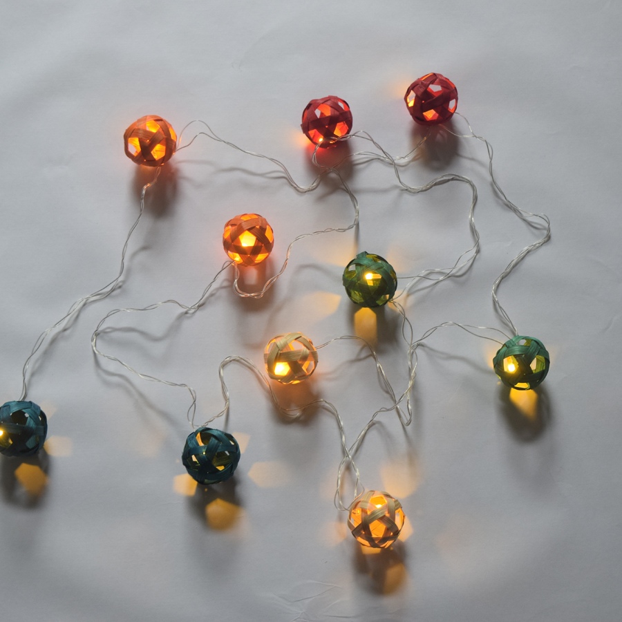shop Handcrafted bamboo String Light