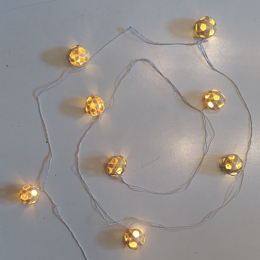 shop Handcrafted bamboo String Light
