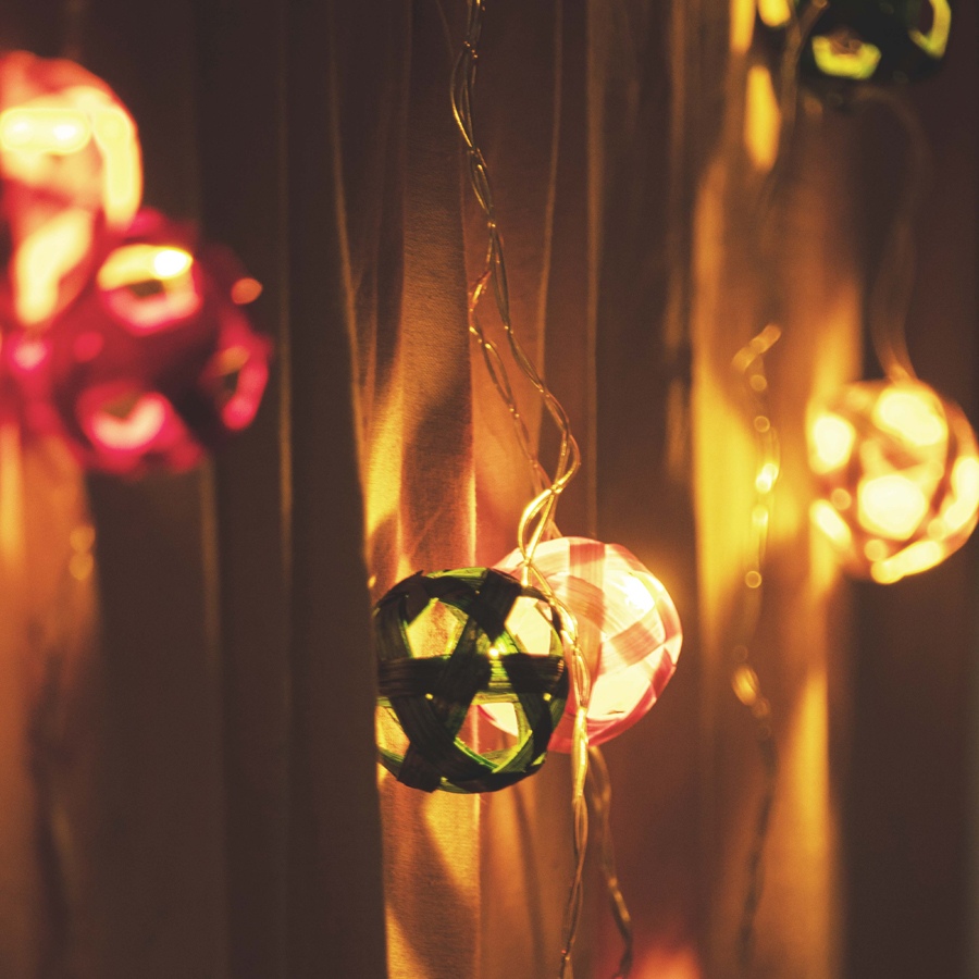 shop Handcrafted bamboo String Light